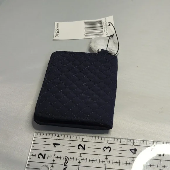 Vera Bradley Iconic Campus Double ID Classic Navy NWT - Picture 7 of 7